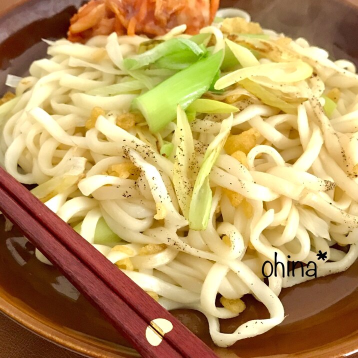 超簡単お昼ごはん❁焼きたぬきうどん❁